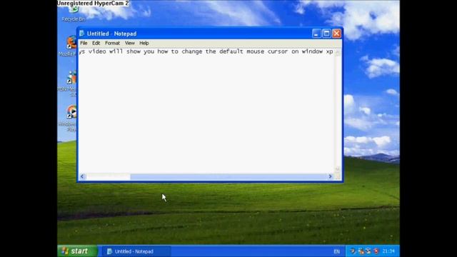 How to change the default mouse cursor in windows xp смотреть онлайн