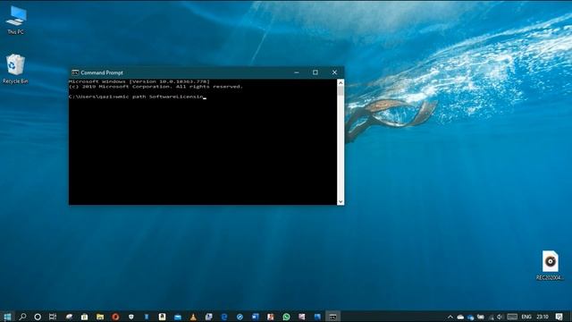 Find Your Windows Product Key Using Command Prompt (cmd) смотреть онлайн