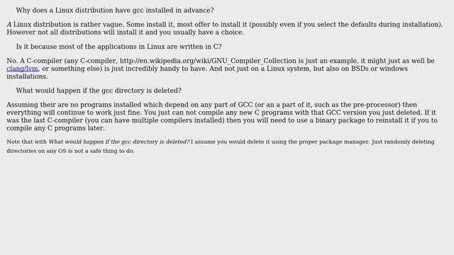 Unix & Linux: Why does Linux have a C compiler by default? (4 Solutions!!) смотреть онлайн