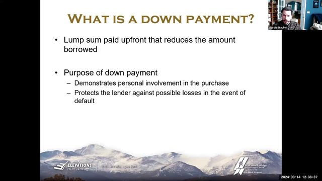 Educational Seminar | Your Credit Report & The Down Payment смотреть онлайн
