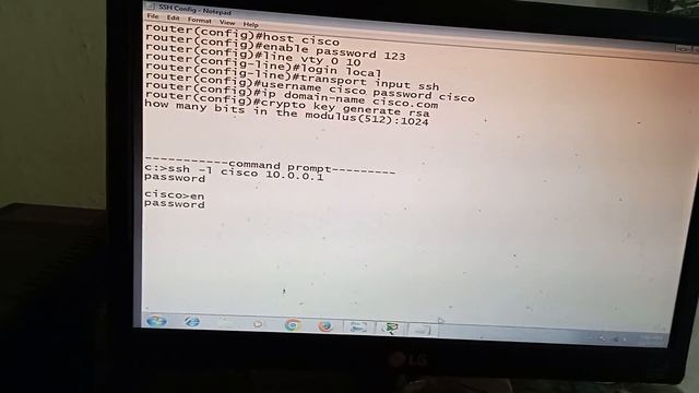 How To configure SSH on Cisco router. смотреть онлайн