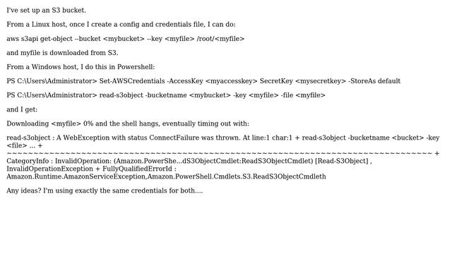 DevOps & SysAdmins: AWS + S3 - Linux downloads, powershell stalls? смотреть онлайн