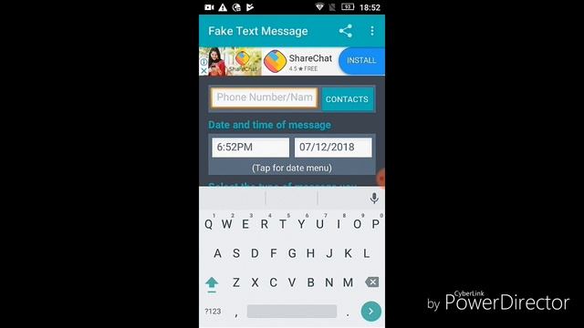 How to create fake text message смотреть онлайн