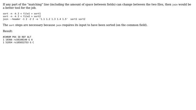 Unix & Linux: grep match fields for patten in two files (3 Solutions!!) смотреть онлайн