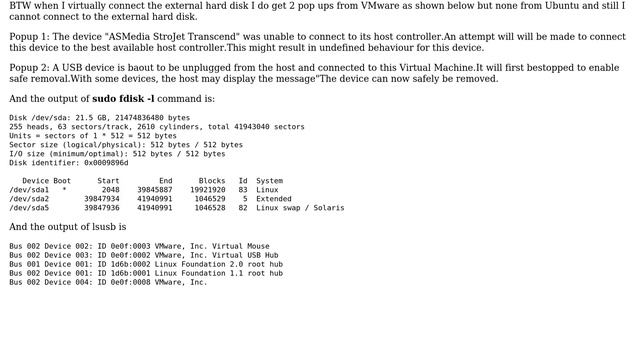 External Hard Disk Connectivity in Ubuntu смотреть онлайн