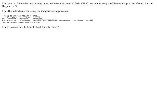 Ubuntu: How do I troubleshoot this dd error when copying image to SD card? (2 Solutions!!) смотреть онлайн