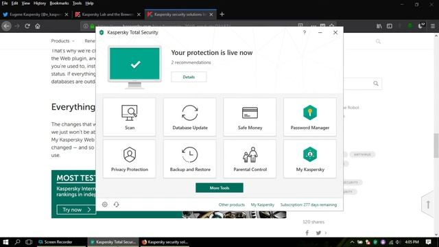 Kaspersky Total Security 2019 Review(2/2) смотреть онлайн