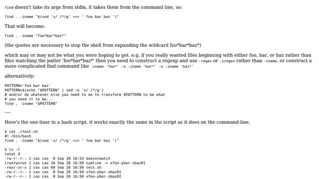 Unix & Linux: Passing parsed output of sed to find (in this direction) (2 Solutions!!) смотреть онлайн