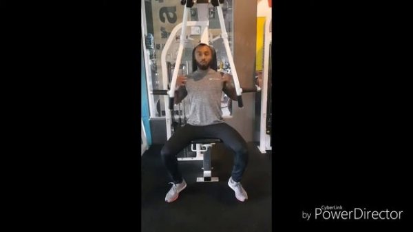 Seated chest press