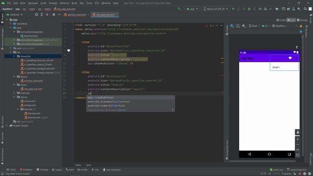 Top Bar | App Bars | Material Design | Android UI Tutorial смотреть онлайн