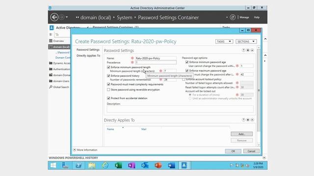 To Configure Fine Grained Password Policy смотреть онлайн