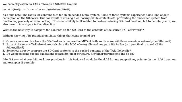 Extract TAR to SD-Card and verify contents afterwards (2 Solutions!!) смотреть онлайн
