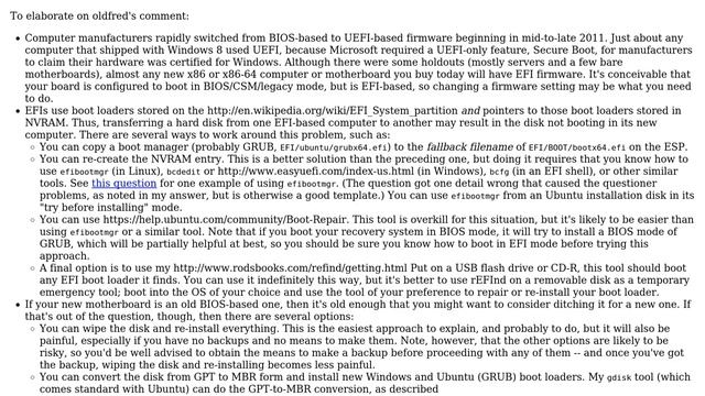 Run efi-installed Ubuntu in legacy mode смотреть онлайн