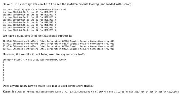 IOAT enabled but not being used with Linux? (2 Solutions!!) смотреть онлайн