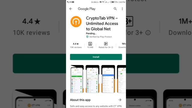 How to install and activate the mining on your smartphone with CryptoTab browser. смотреть онлайн