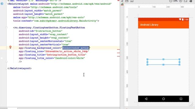 Floating Text Button in Android App | Android Studio 2.3.3 | Android Libraries Tutorials смотреть онлайн