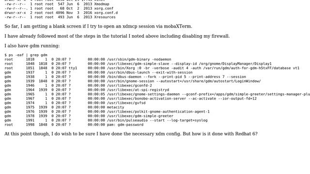 Unix & Linux: How is xdm configured for redhat 6? смотреть онлайн