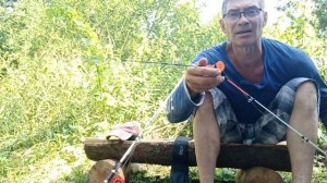 Кивок на резиновом торсионе и бортовая удочка.