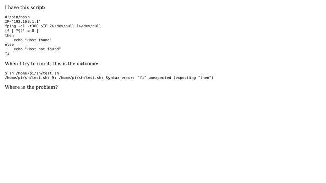 Ubuntu: script sh syntax error смотреть онлайн