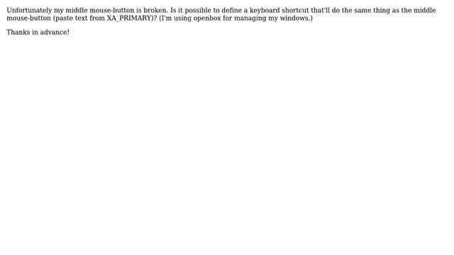 Unix & Linux: Keyboard shortcut to replace middle mouse-button смотреть онлайн
