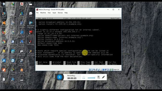 Instalasi DHCP Server Debian Server смотреть онлайн