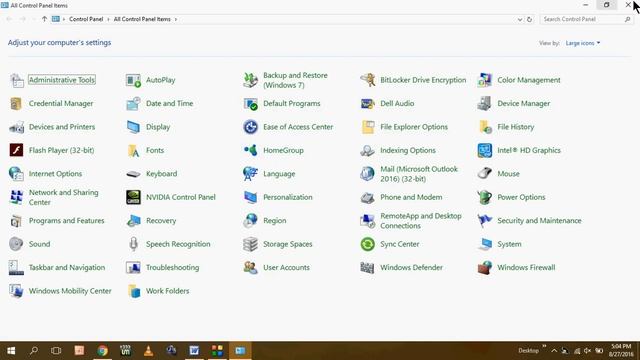 Four Different Method to Open Control Panel in Windows 10 смотреть онлайн