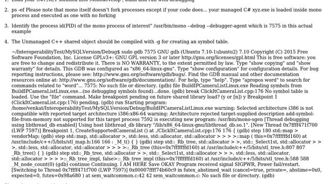 How may an managed C# executable step into an Unmanaged C++ shared object's code using the... смотреть онлайн