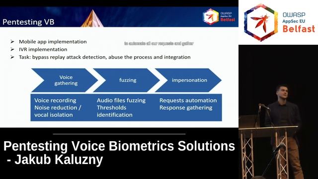 AppSec EU 2017 Pentesting Voice Biometrics Solutions by Jakub Kaluzny.mp4 смотреть онлайн