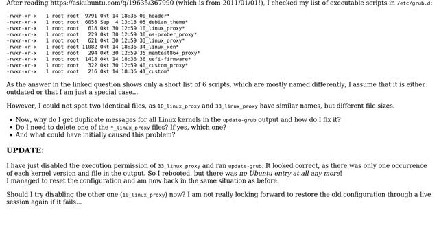 Ubuntu: Why does 'update-grub' detect kernels twice? смотреть онлайн