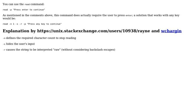 Unix & Linux: How can I make "Press any key to continue"? (3 Solutions!!) смотреть онлайн