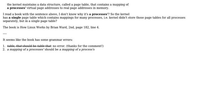Unix & Linux: How many page table the linux kernel maintains? смотреть онлайн