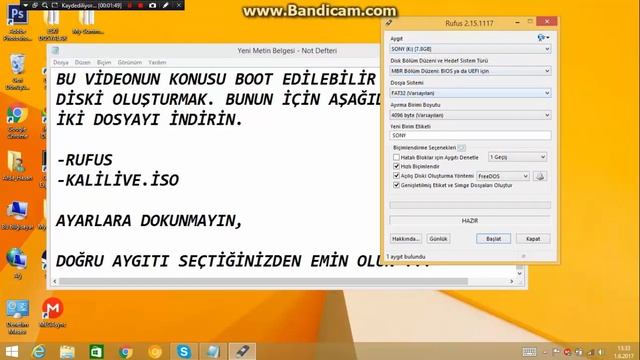Boot Edilebilir Kali Live Diski Oluşturma смотреть онлайн