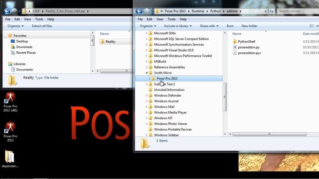 Reality 3 for Poser - Windows Installation смотреть онлайн