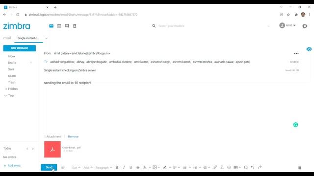 Cloud Zimbra: Single Instance Storage - An important feature for Disk Space Occupancy смотреть онлайн
