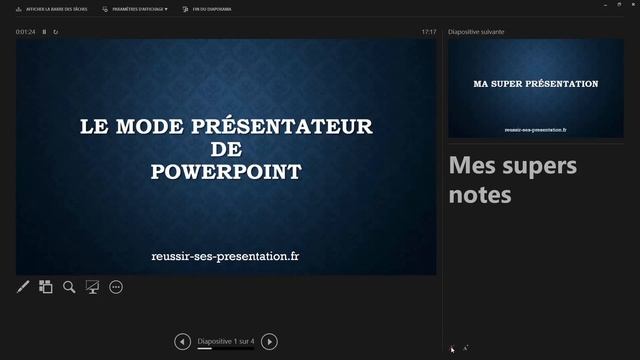 Le mode présentateur de PowerPoint смотреть онлайн