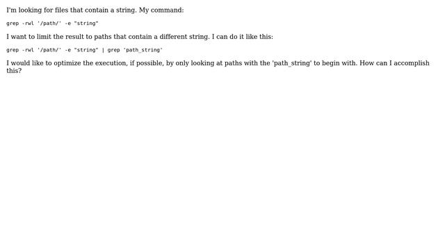 Unix & Linux: Filtered List of Files Containing String смотреть онлайн