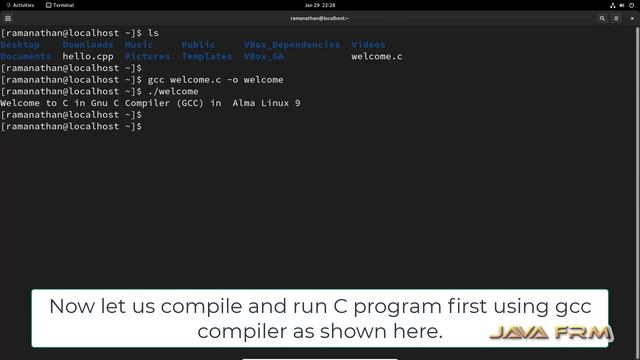 how to compile and run C/C++ on Alma Linux 9 using GNU GCC and G++ compiler смотреть онлайн
