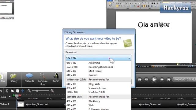 Como Usar Camtasia Studio 7 | Grabar Pantalla y Trucos 1/2 смотреть онлайн