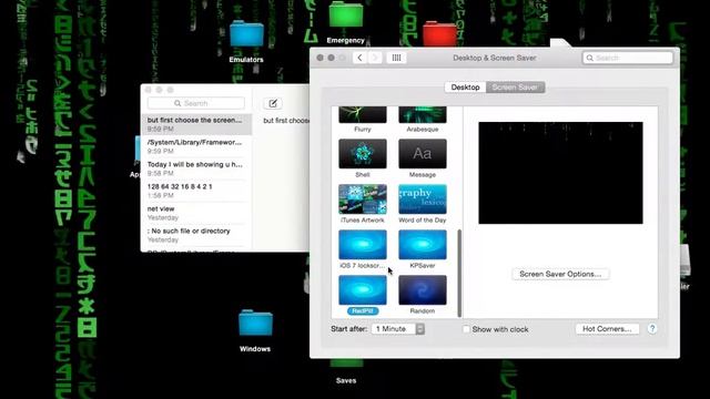 How to turn yours macs screen saver into your wallpaper смотреть онлайн