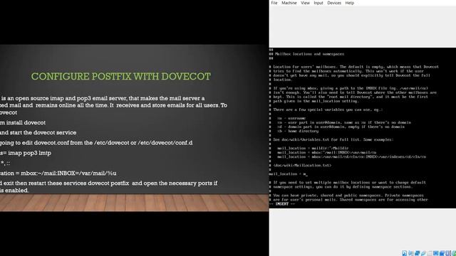 Configure Postfix with Dovecot смотреть онлайн