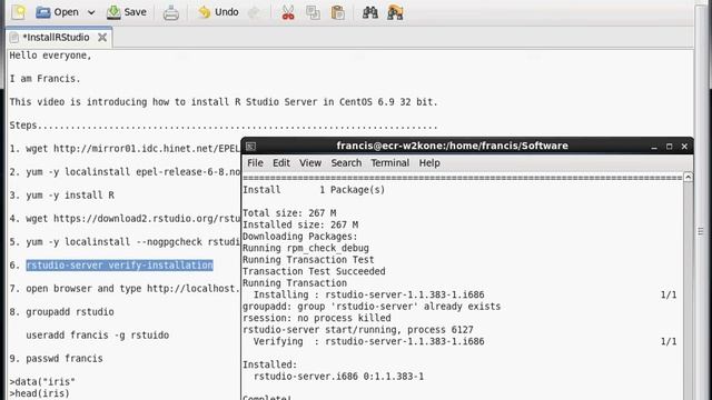Install R Studio In CentOS 6 смотреть онлайн