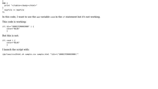 Unix & Linux: CSV to html with dynamic color coding (2 Solutions!!) смотреть онлайн