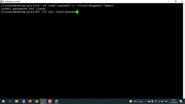 Local User Management in Linux Part-2 | create password for Users in Linux | Cloud Nuggets | смотреть онлайн