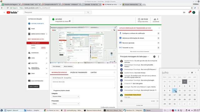 Reunião Comunidade Fedora Brasil - 28 de junho de 2018 смотреть онлайн