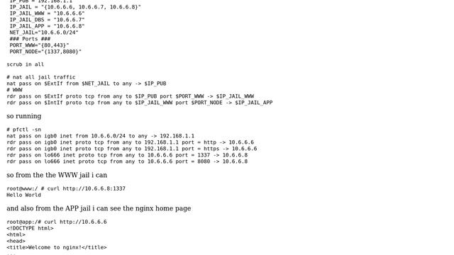 correctly setup PF with loopback interfaces for nginx proxy смотреть онлайн