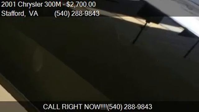 2001 Chrysler 300M Base 4dr Sedan for sale in Stafford, VA 2 смотреть онлайн