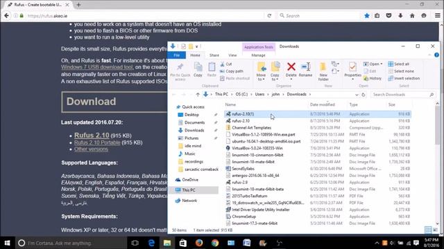How To Put A Linux ISO On A Thumb Drive смотреть онлайн
