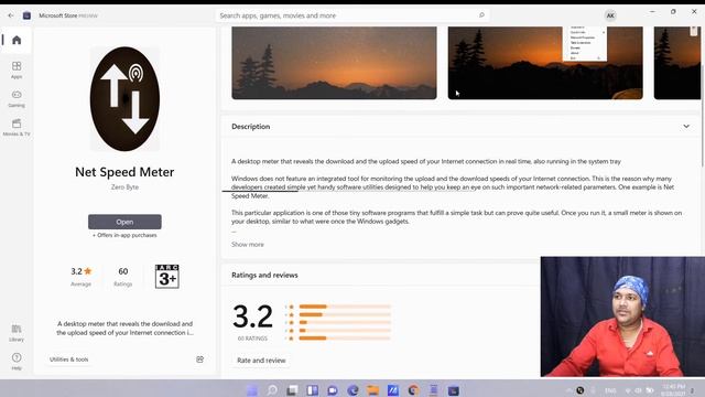 Show the Internet Speed on Taskbar Windows 11 | Download Internet Speed Meter | Show net speed !! смотреть онлайн