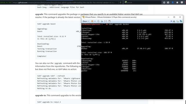 Обновление пакета VMware Photon OS 1.0 Revision 2 смотреть онлайн