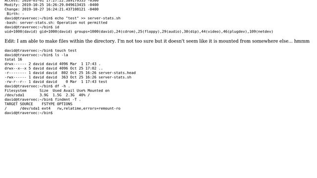 Unix & Linux: Linux File Permissions lying to me смотреть онлайн